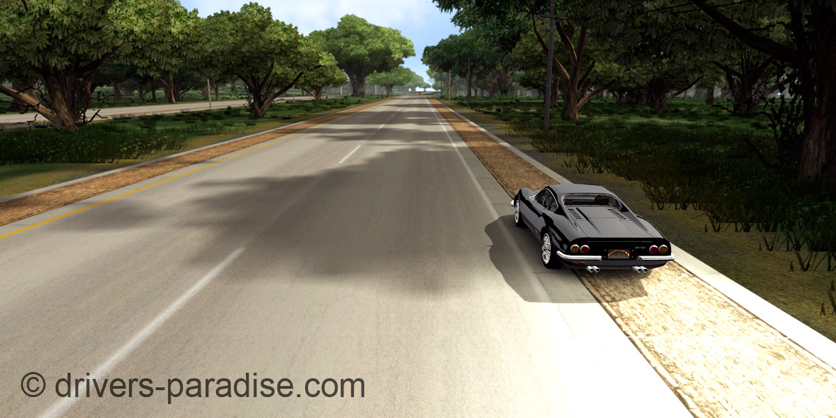 CW TDU GIA II Suburbia Classic Summer Roads