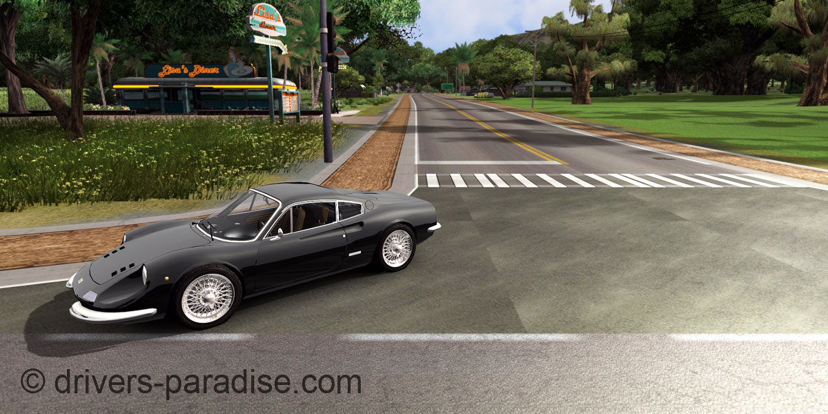 CW TDU GIA II Suburbia Town Classic Neutral Roads