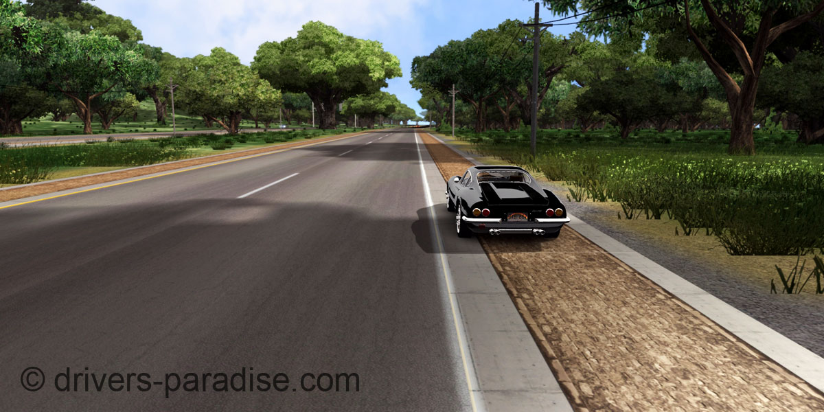 CW TDU GIA II Suburbia Town Classic Neutral Roads