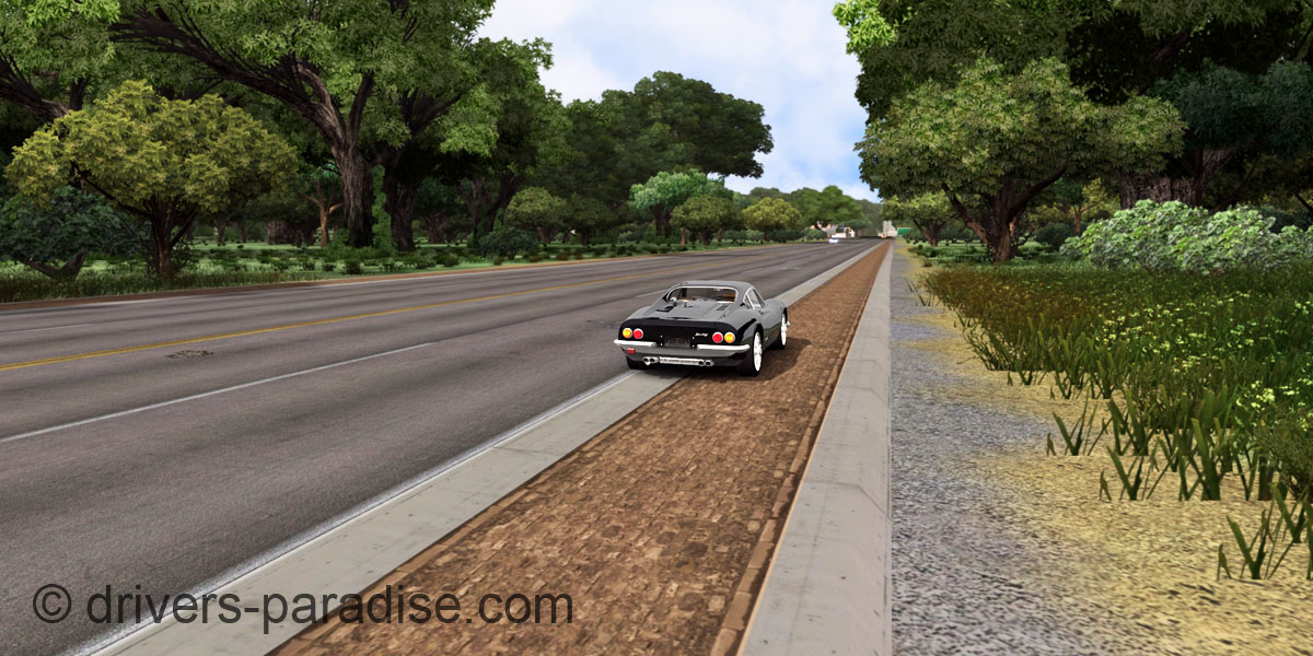 CW TDU GIA II Suburbia Town Classic Neutral Roads