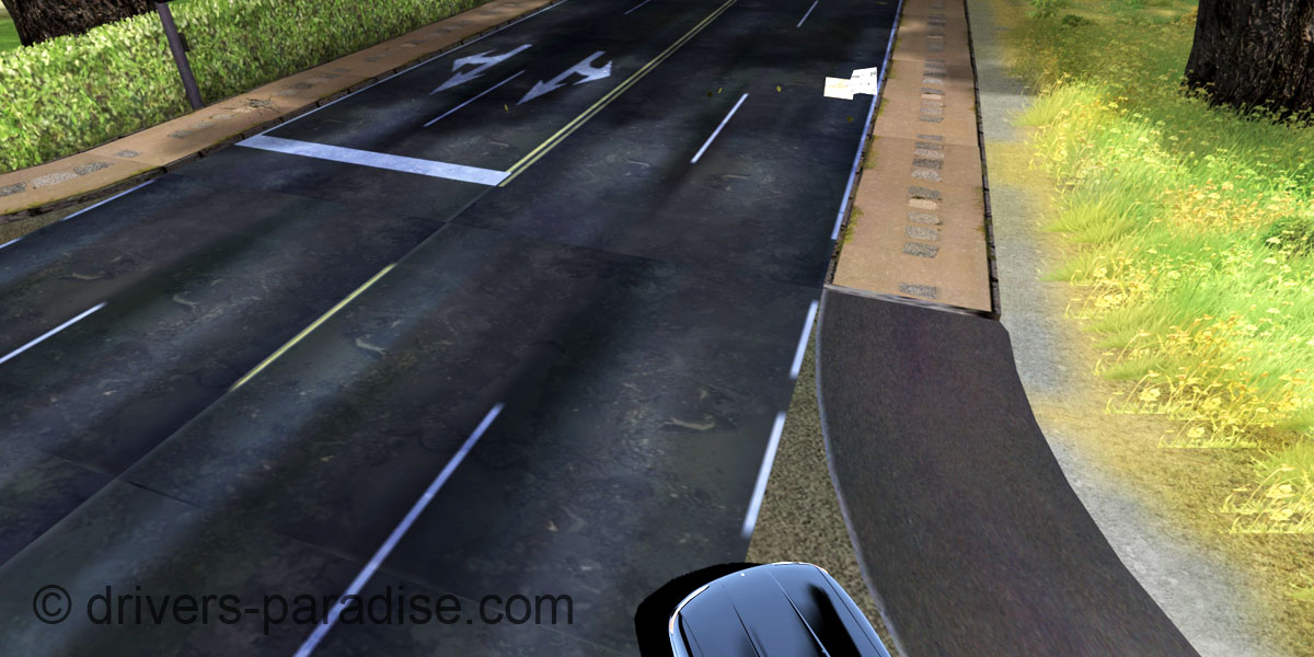 Ray sensitive Road