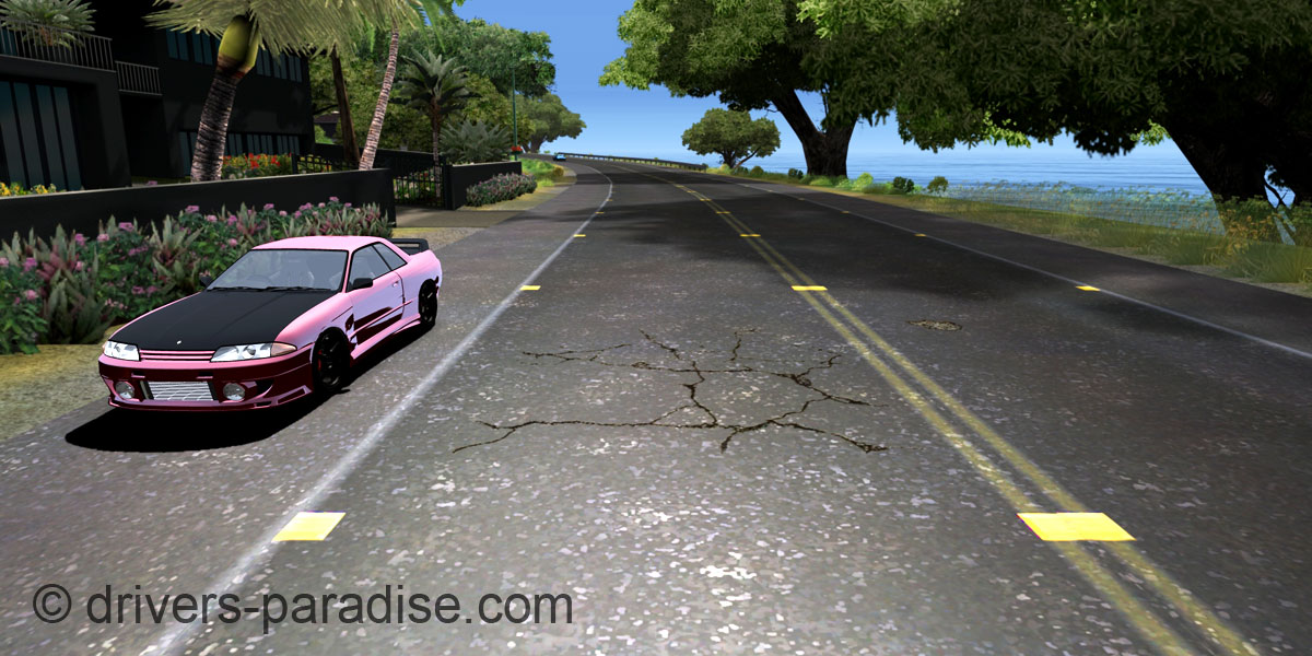 Ray sensitive Road