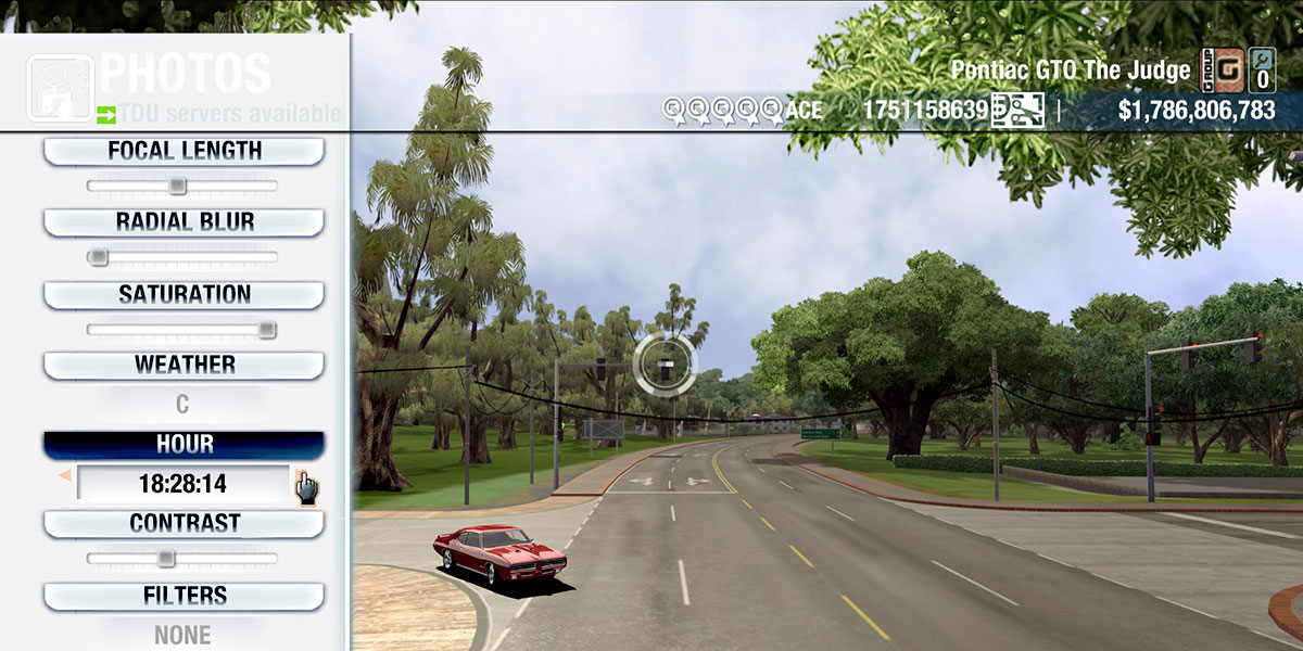 TDU Weather - No ingame HDR