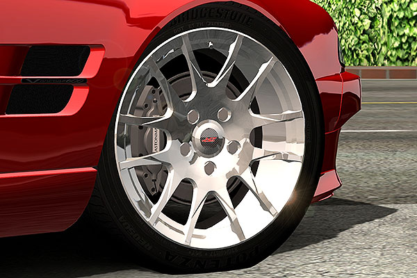 6 double spokes rims